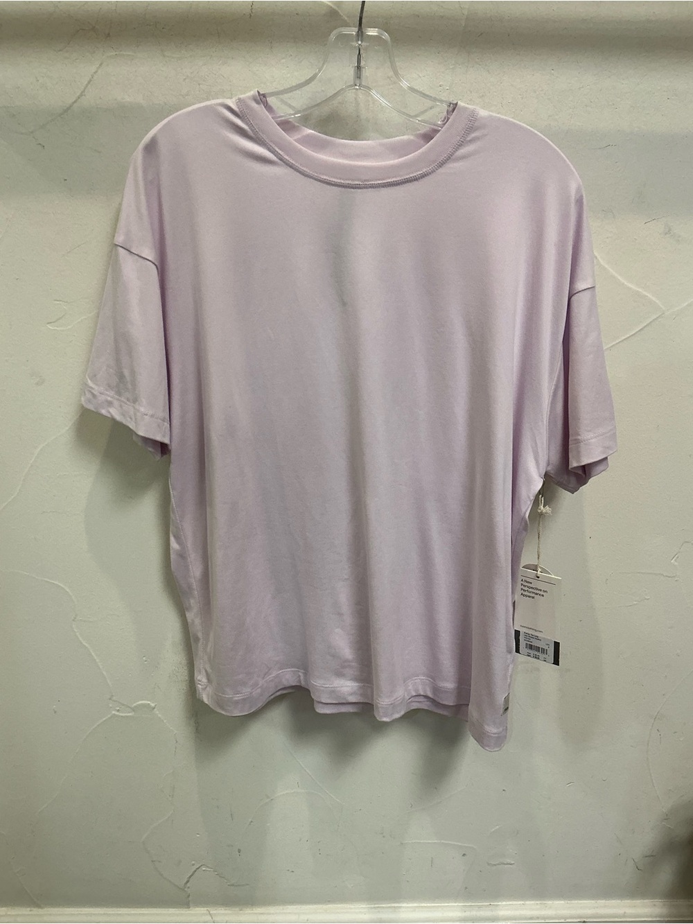 Vuori Energy Tee Long Lilac Breeze Heather - Picture 1 of 5
